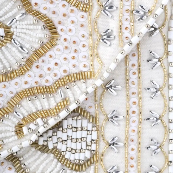 Lulus Etched In Stone Breaded Clutch (With Gold Chain Strap) - Picture 4 of 4